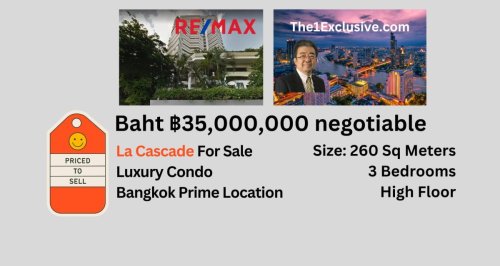 La Cascade for Sale: Luxury Condominium in Bangkok’s Prime Location - Baht 35M