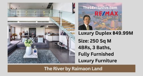 The River by Raimon Land Luxury Duplex For Sale - Baht 49.99M