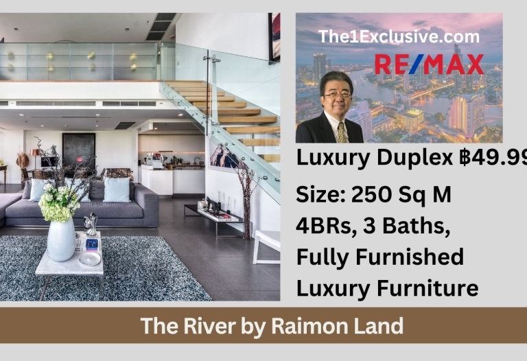 The River by Raimon Land Luxury Duplex For Sale - Baht 49.99M